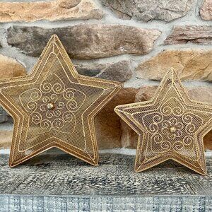 FIRM!  Pier I Star Nesting Baskets (Set of 2)